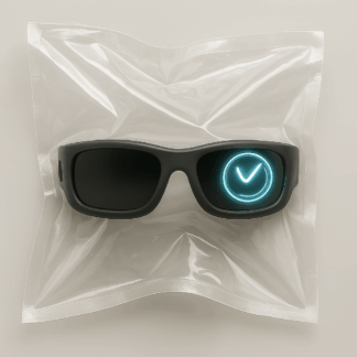 lunettes futuristes avec option de maitrise du temps.
